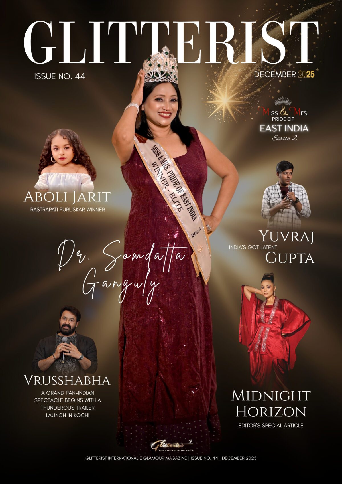 Editorial Note of Glitterist Magazine Issue No. 44